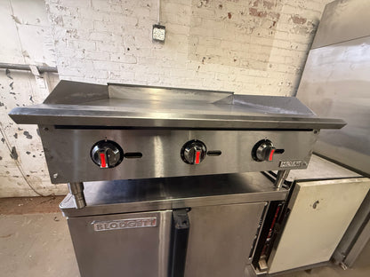 MOTAK 36” GAS THERMOSTATIC CONTROL GRIDDLE FLAT TOP GRILL USED