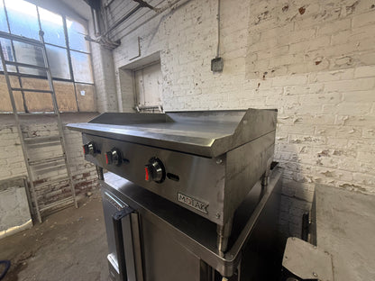 MOTAK 36” GAS THERMOSTATIC CONTROL GRIDDLE FLAT TOP GRILL USED