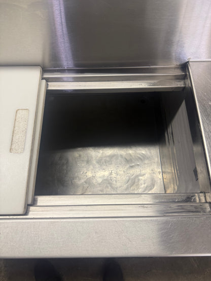 Randell DCST-44-SR9 44" Sliding Lid Ice Cream Dipping Cabinet Freezer & Syrup Rail USED