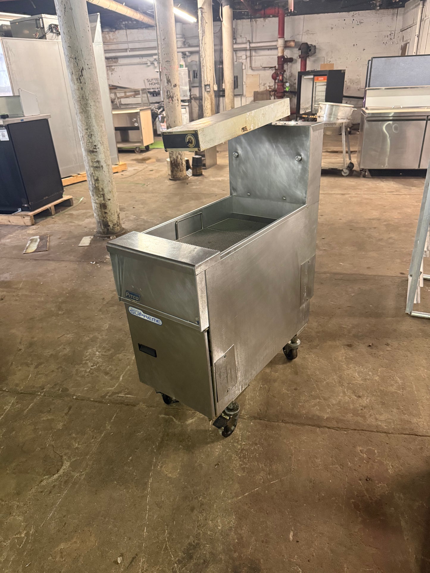 Pitco SSHBNB55 Solstice Bread and Batter Cabinet Fry Dump Station USED