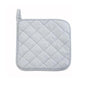 Winco PH-8S 8" x 8" Silver Silicone Coated Cotton Pot Holder