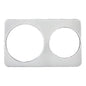 Winco ADP-810 Stainless Steel Adaptor Plates with 8-3/8'' & 10-3/8'' Holes