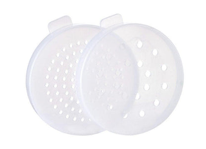 Winco 10 oz Dredge Set With 3 Clear Snap-On Lids