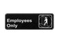 Winco 9" x 3" Information Sign - Various Styles