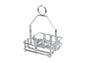 Winco Chrome Plated Cruet Rack for Salt/Pepper Shaker & Sugar Packets
