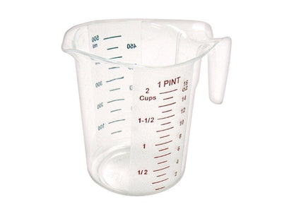 Winco Polycarbonate Measuring Cup With Colour Graduations - Various Sizes