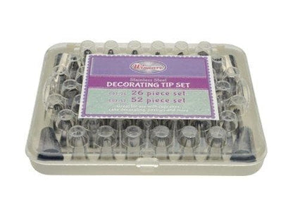 Winco Stainless Steel Cake Decorating Set - 26 Piece Set