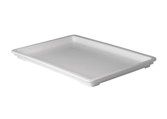 Winco White Polypropylene Dough Box Cover