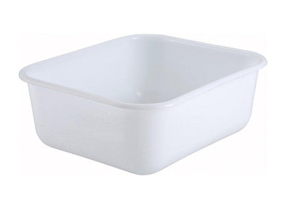 Winco White Polypropylene Mini Bin And Cover - Sold Separately