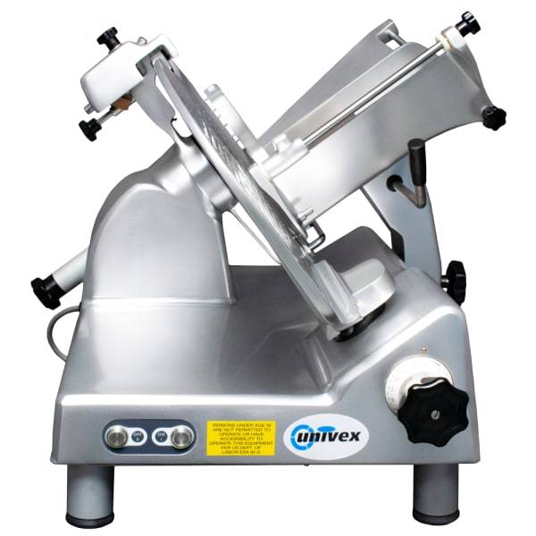 Univex 8713M Manual Slicer w/ 13" Knife, Variable Slice Thickness, Sharpener, 115v [Usually ships within 1 - 3 business days]