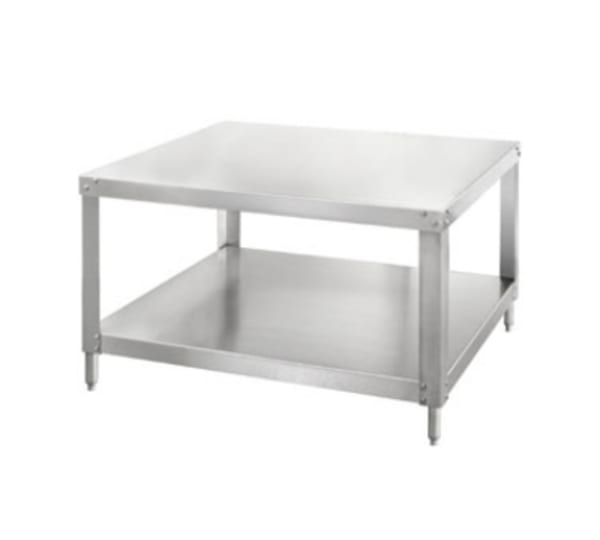 Univex S5A 35 1/4" x 31 3/4" Mobile Equipment Stand for General Use, Undershelf [Usually ships within 9 - 13 business days]