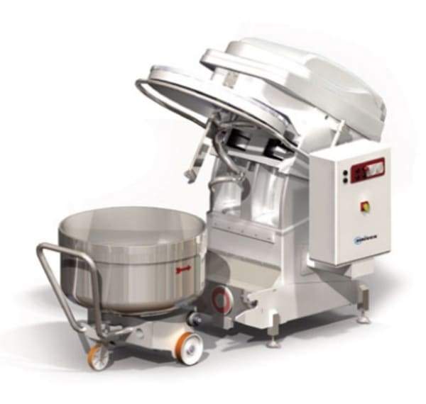 Univex SL120RB 180 qt Spiral Mixer - Floor Model, 11hp & 1 hp, 220v/3ph [Usually ships within 1 - 3 business days]