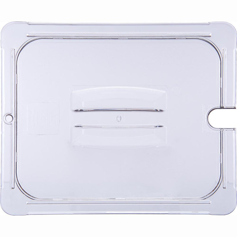 Carlisle 10231U-07 1/2 Size Notched Universal Lid for Food Pan - Clear