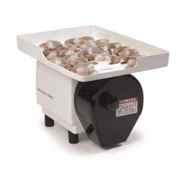 Nemco 55950 Shrimp Cutter & Deveiner w/ Feeder Tray Depth Roller 3500 Pieces Per Hour 120/1V [Usually ships within 1 - 3 business days]