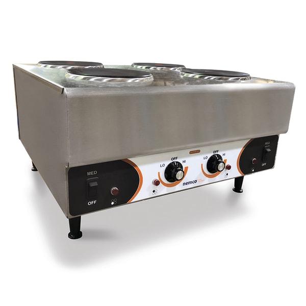 Nemco 6311-4-240 24" Electric Hotplate w/ (4) Burners & Thermostatic Controls, 240v/1ph [Usually ships within 9 - 13 business days]