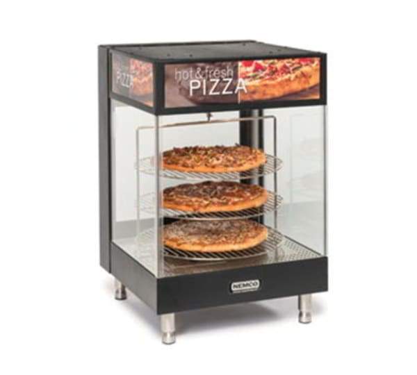 Nemco 6420 22" Rotating Heated Pizza Merchandiser w/ 3 Levels, 120v [Usually ships within 1 - 3 business days]