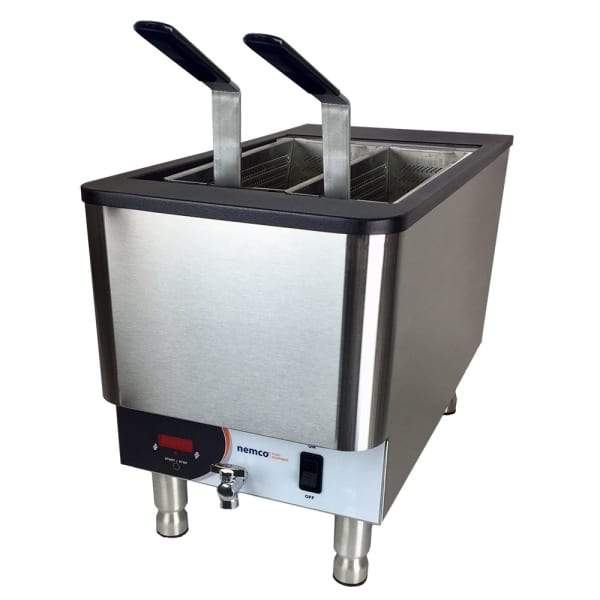 Nemco 6760-240 Countertop Pasta Cooker Boiling Unit - Single Tank, 2 1/2 gal Capacity, 240v [Extended Lead Time 14+ days]