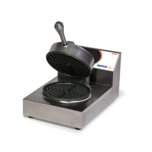 Nemco 7020 Single Classic Belgian Waffle Maker w/ Removable Cast Aluminum Grids, 980W [Usually ships within 4 - 8 business days]