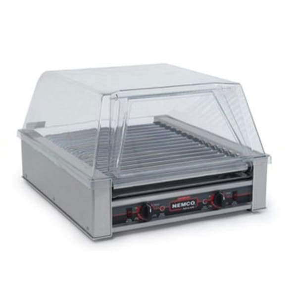 Nemco 8018SX-220 18 Hot Dog Roller Grill - Flat Top, 220v [Usually ships within 1 - 3 business days]