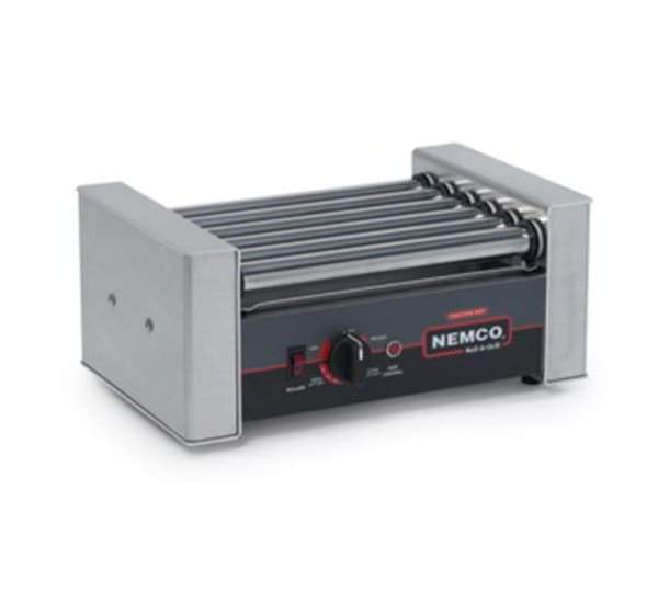 Nemco 8010SX 10 Hot Dog Roller Grill - Flat Top, 120v [Usually ships within 1 - 3 business days]