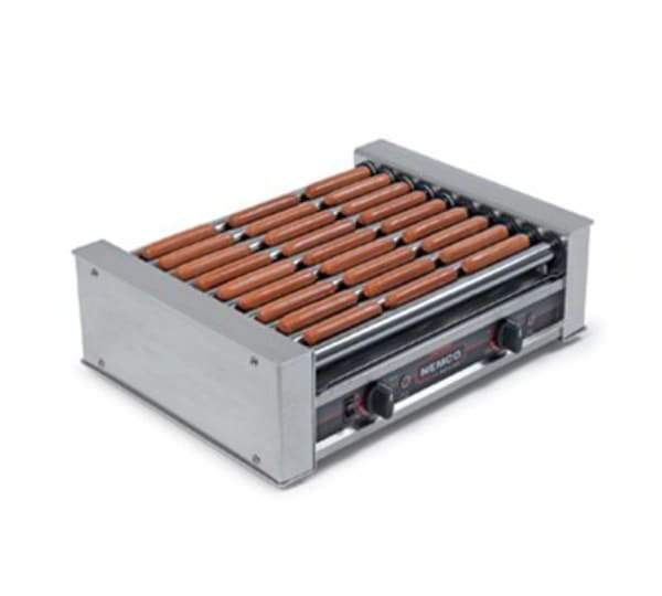 Nemco 8027-220 27 Hot Dog Roller Grill - Flat Top, 220v [Usually ships within 1 - 3 business days]