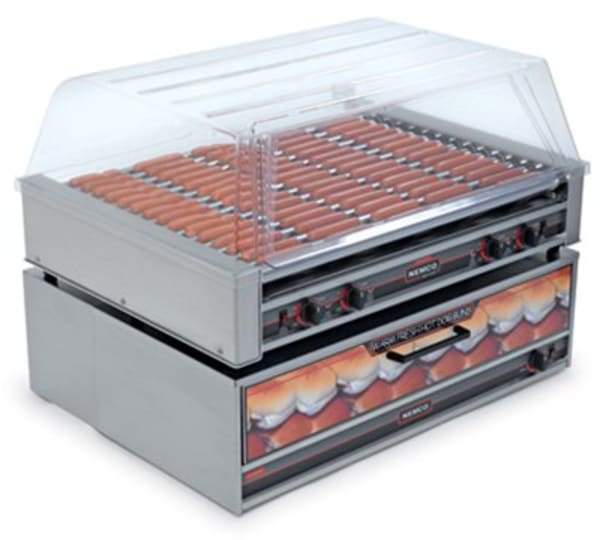 Nemco 8075-220 75 Hot Dog Roller Grill - Flat Top, 220v [Usually ships within 1 - 3 business days]