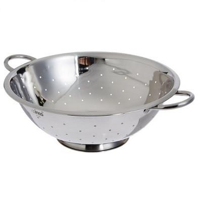 Winco CCOD-15S 15" Stainless Steel Colander with 2.5mm Holes