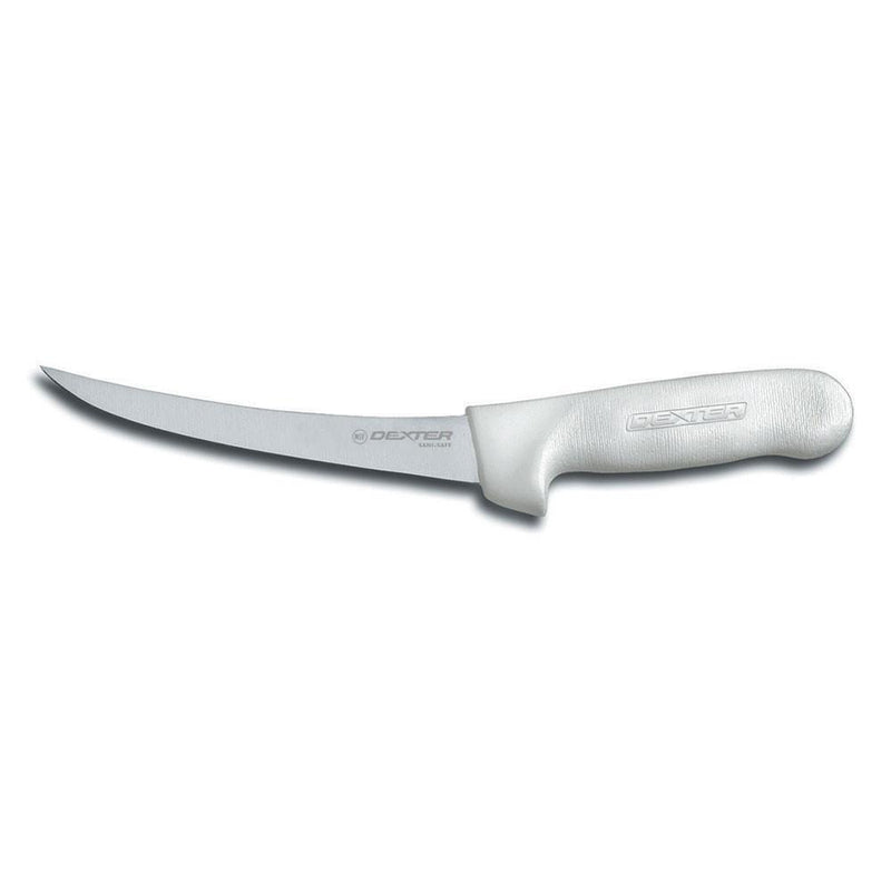 Dexter Russell S131F-5 5" Sani-Safe® Boning Knife w/ Polypropylene White Handle