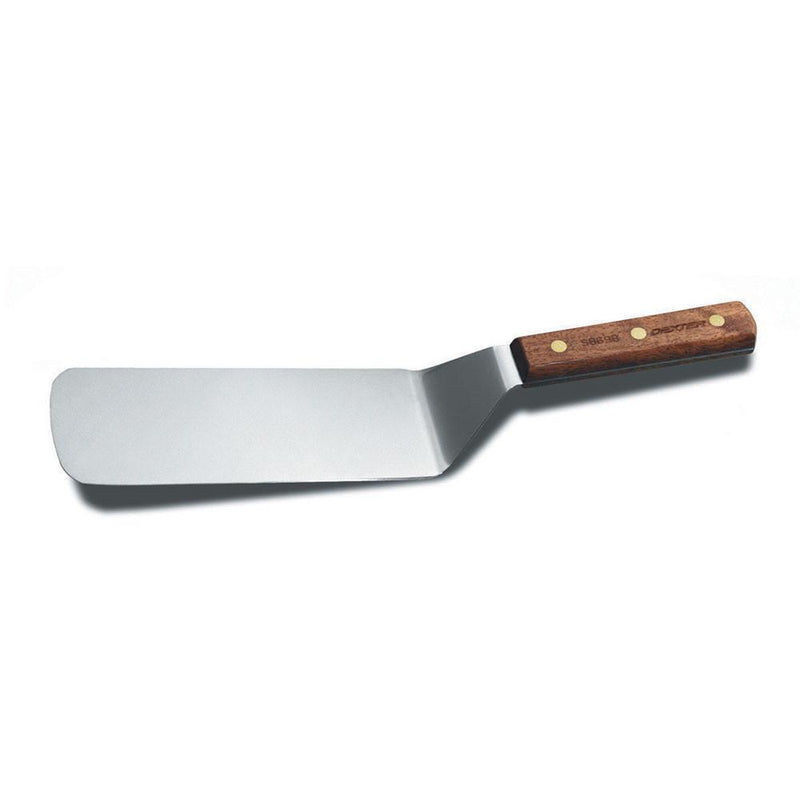 Dexter Russell S8698 8"x3" Grill Turner w/ Rosewood Handle