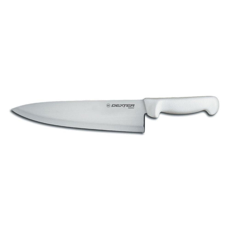 Dexter Russell P94831 10" Chef's Knife w/ Polypropylene White Handle