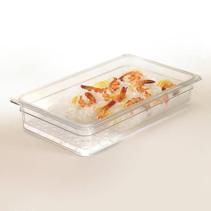 Cambro 13CLRCW-135 Full Size Clear 3" Deep Colander