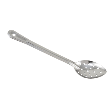 Winco BSPT-13 13" Stainless Steel Perforated Basing Spoon