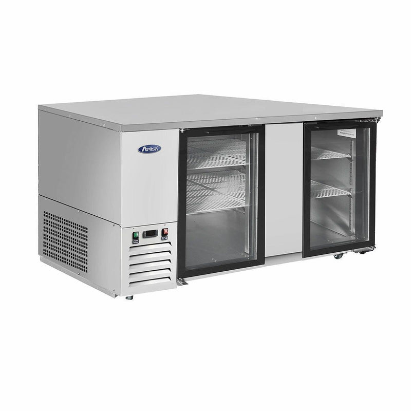 Atosa USA MBB69G 69 inch Glass Door Back Bar Cooler