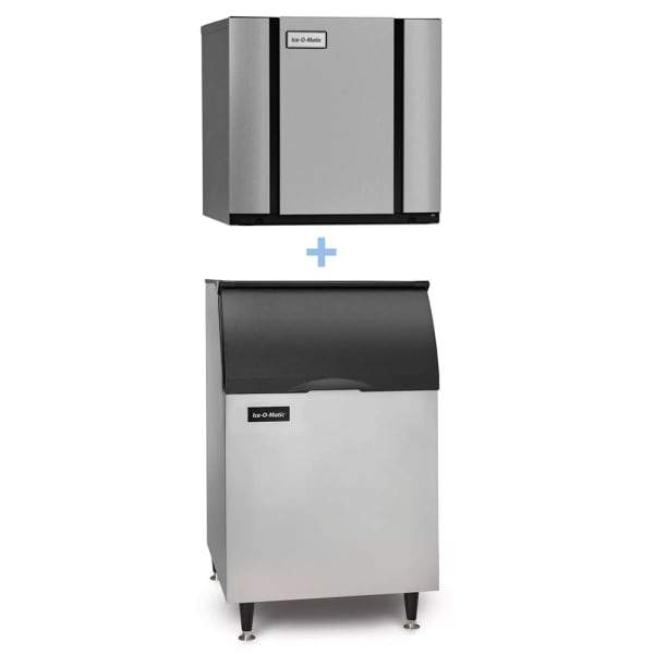 Ice-O-Matic CIM0320FA/B55PS 313 lb Full Cube Ice Maker w/ Bin - 510 lb Storage, Air Cooled, 115v [Usually ships within 1 - 3 business days]