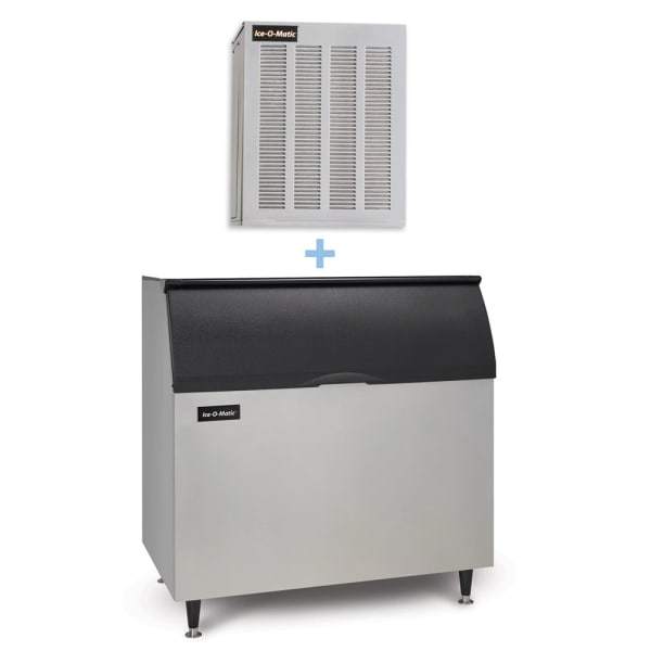Ice-O-Matic MFI0500A/B110PS 540 lb Flake Ice Maker w/ Bin - 854 lb Storage, Air Cooled, 115v [Usually ships within 1 - 3 business days]