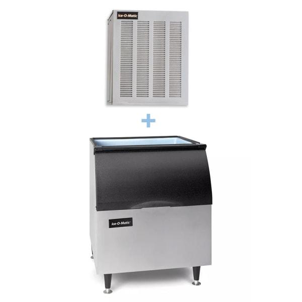 Ice-O-Matic MFI0500A/B40PS 540 lb Flake Ice Maker w/ Bin - 344 lb Storage, Air Cooled, 115v [Usually ships within 1 - 3 business days]