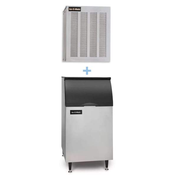 Ice-O-Matic MFI0500A/B42PS 540 lb Flake Ice Maker w/ Bin - 351 lb Storage, Air Cooled, 115v [Usually ships within 1 - 3 business days]