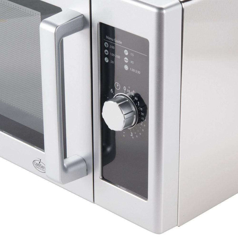 Amana RMS10DS Stainless Steel Commercial Microwave with Dial Controls - 120V, 1000W