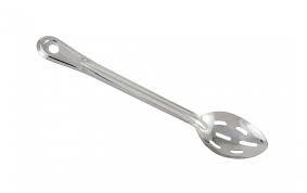 Winco BSST-13 13" Stainless Steel Slotted Basting Spoon