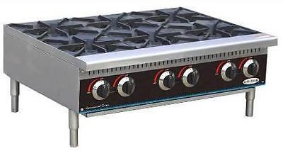 ServWare SHP-36 six burner 36" gas hot plate