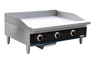 ServWare SMG-36 36" manual gas griddle