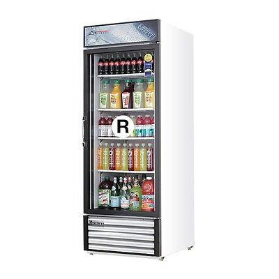 Everest EMGR24 28" Single Glass Door Merchandiser Refrigerator (Swing Door)