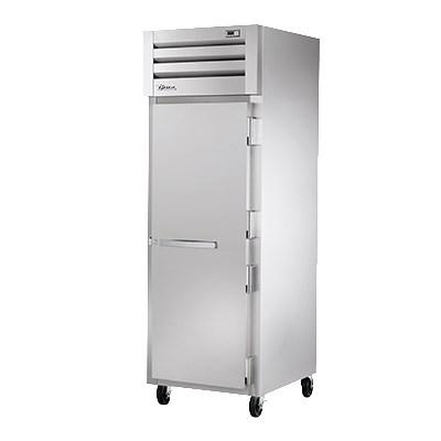 True Stainless Steel One-Section One Door Reach-In Heated Cabinet