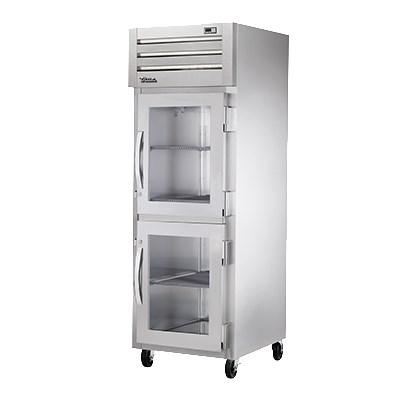 True One Section Two Glass Half Door Reach-In Heated Cabinet
