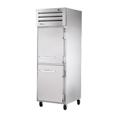 True One Section Two Stainless Steel Half Door Reach-In Heated Cabinet