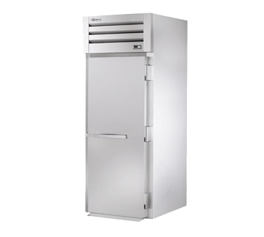 True One-Section One Stainless Steel Door 89" Roll-In Heated Cabinet