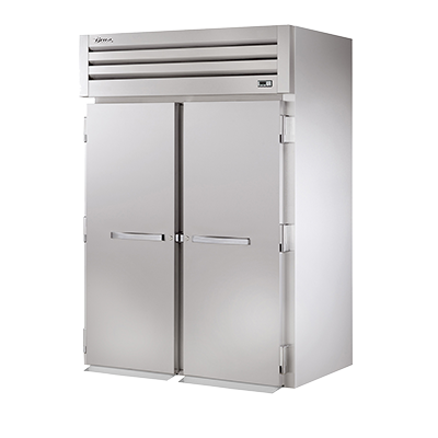True Two-Section Two Stainless Steel Door Roll-In Heated Cabinet