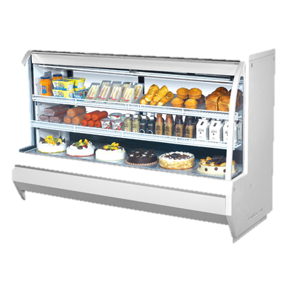 Turbo Air 72.5" Wide Stainless Steel Refrigerated Deli Case