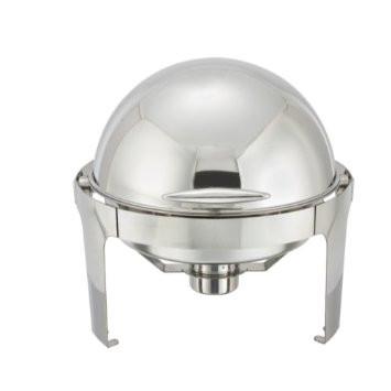 Winco 602 6 Qt Round Roll Top Chafer
