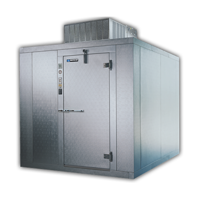 Master-Bilt 93" Wide Stainless Steel Exterior And Interior Outdoor Walk-In Cooler With Voltage 208-230v
